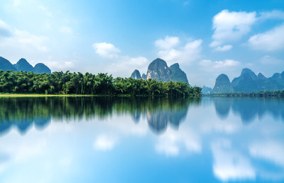 桂林漓江美丽的风景