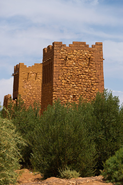 Aït Benhaddou的粘土建筑