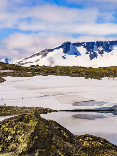 Sognefjellet越野滑雪，挪威