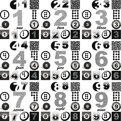 数字。
