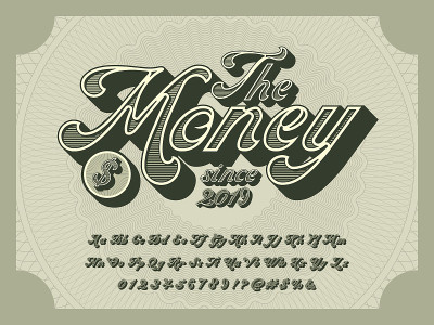 钱的字体