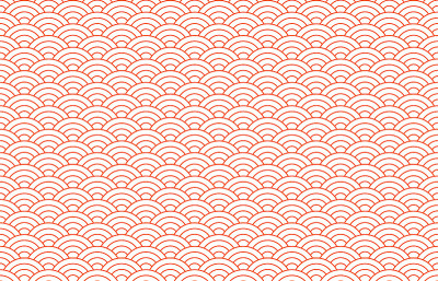 无缝日本波浪图