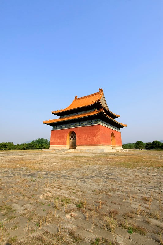 2014年5月18日，中国河北省遵化县清东陵神宫盛德门楼景观设计