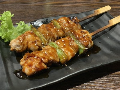 日式烤鸡肉串
