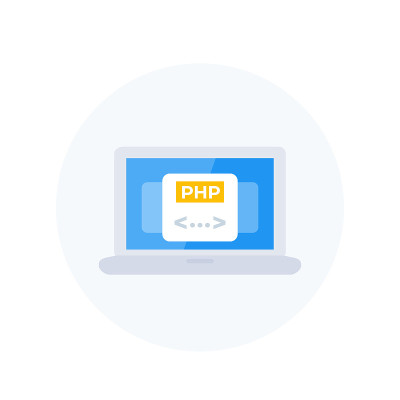 PHP编码，编程图标