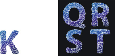 向量抽象的字母。字母Q R S T