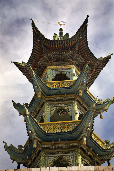 中国甘肃的中式清真寺