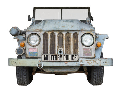 老式军警车