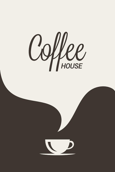 Coffee cup design. Coffee banner concept vector bv
