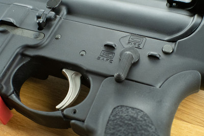 AR-15步枪上的安全选择器