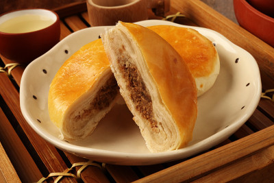 肉末扁豆饼