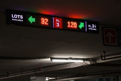 停车场引导系统灯信号。
