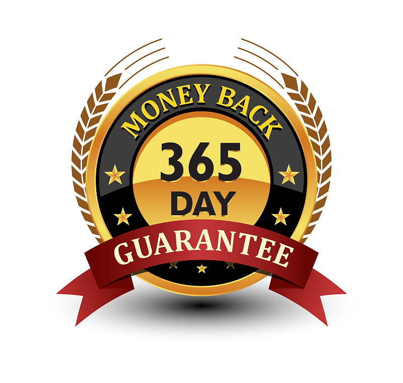 Powerful 365 day / 1 year money back guarantee bad