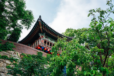 高丽山Jeokseoksa寺，江华郡，仁川，韩国