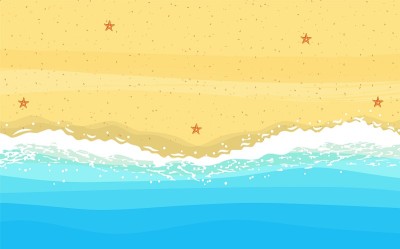 海岸，有沙的海洋，