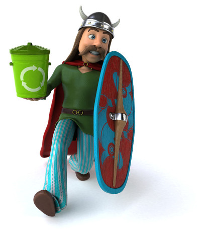 有趣的高卢- 3D插图