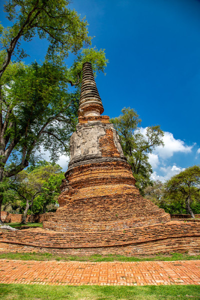 位于泰国历史名城Phra Nakhon Si Ayutthaya的Phra Ram寺