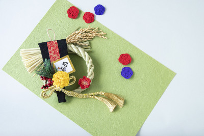 日本的新年花环