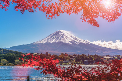 富士山秋色，日本