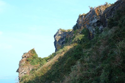 承山日出峰，联合国教科文组织世界遗产，日出峰，日出峰，岩石，火山口，悬崖，