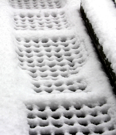 拖车基格被雪覆盖