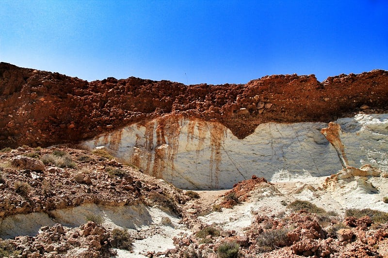 卡波德加塔山的火山结构