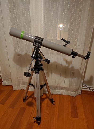 准备好看星星的望远镜