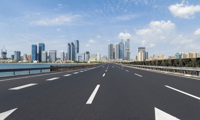 路面和城市景观