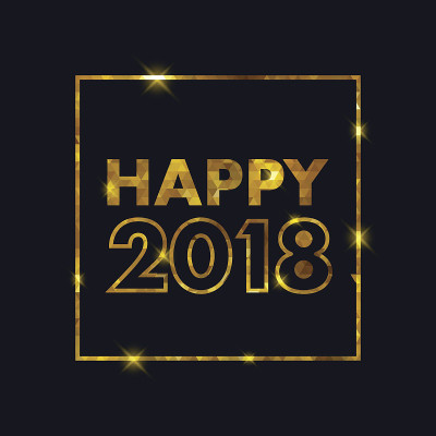 金光2018新年矢量插图