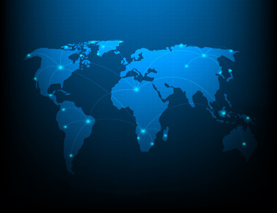 连接金融网络和经济变化的世界地图