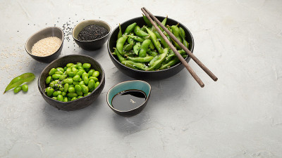 生的毛豆