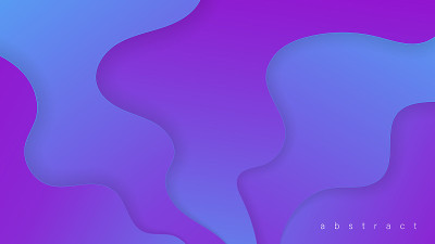 流体彩色3D背景。
