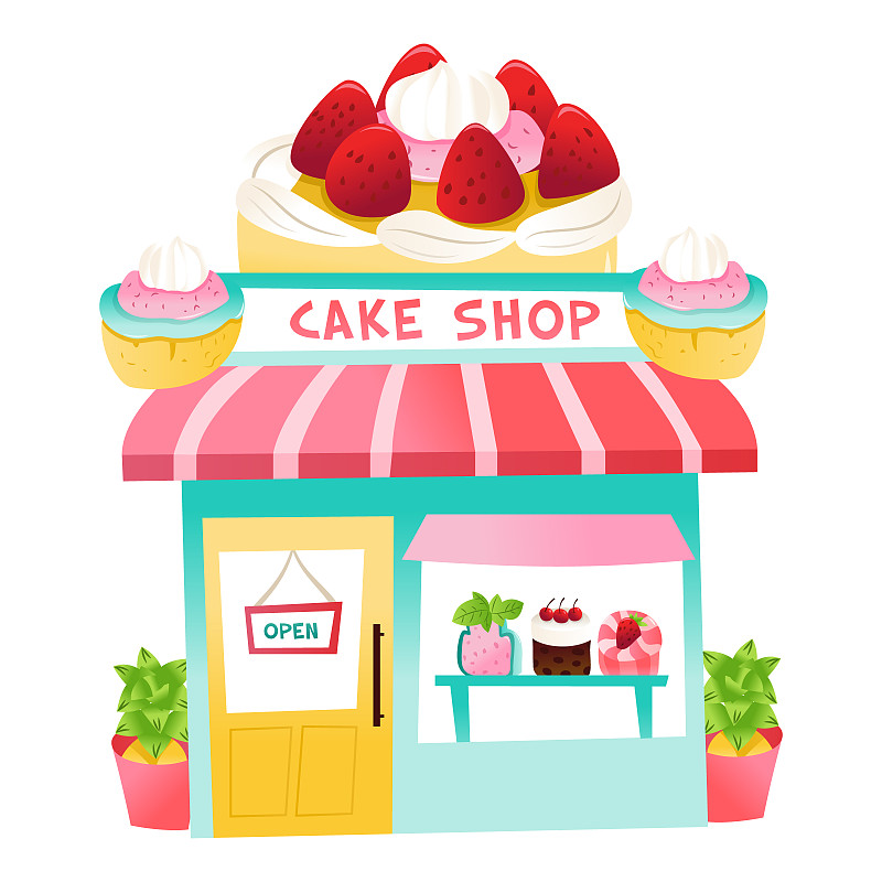 卡通蛋糕店
