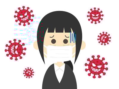 感染病毒的人