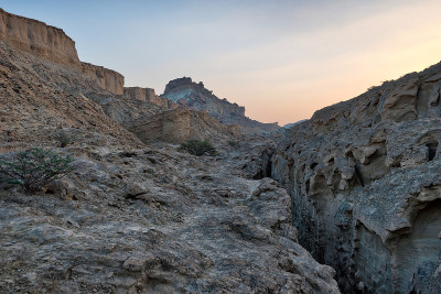 伊朗南部霍尔木兹海峡的Qeshm岛，摄于2019年1月，摄于hdr