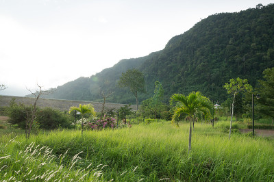 山旁草地