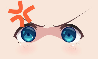 动漫女孩的真实眼睛