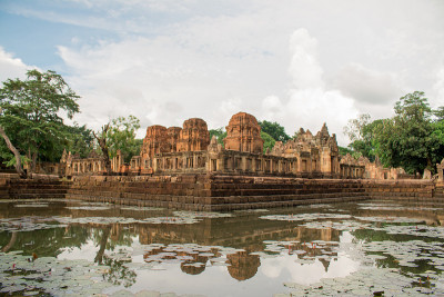 泰国Muangtam Castle或Prasat Muang Tam, Buri Ram