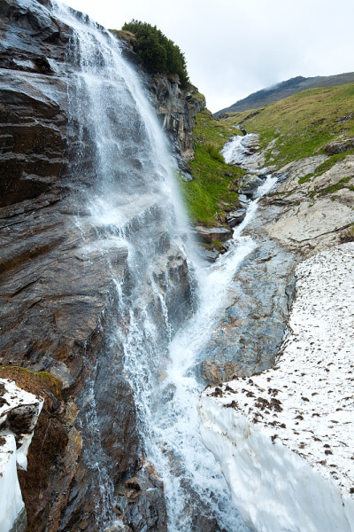 阿尔卑斯山夏天视图