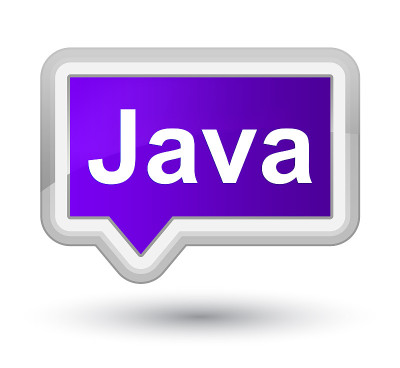 Java素色紫色横幅按钮