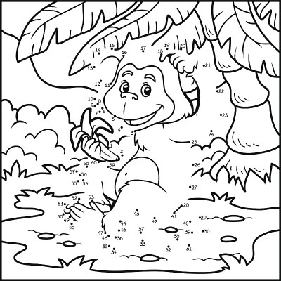 数字游戏:小猴子拿着香蕉