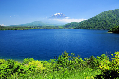 富士山和元津湖