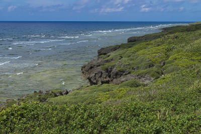 Hateruma岛的海岸线