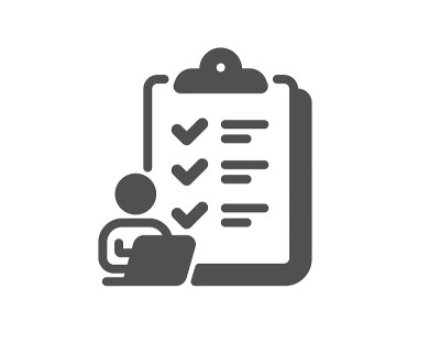 清单图标。剪贴板文件的迹象。向量