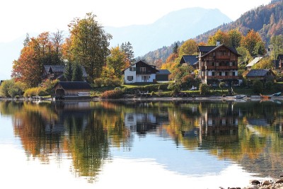 反映在Grundlsee