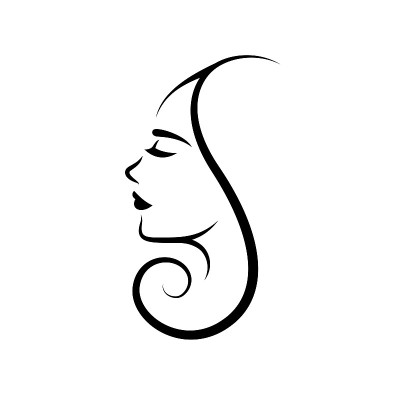 女人脸标志设计