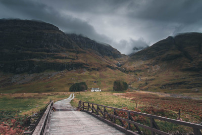 Glencoe、Buachaille Etive Mor 和 Bidean nam Bian