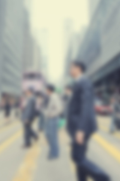 模糊的人行横道