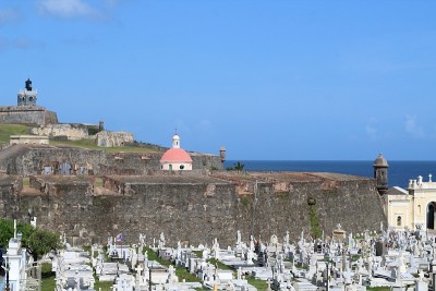 F Castillo San Felipe del Morro San Juan 的景色