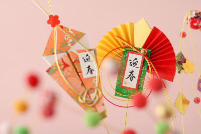 日本传统节日的新年装饰图片